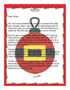 Printable Letters from Santa
