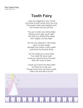 New Printable Letters from the Tooth Fairy