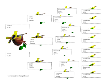 Free Printable Family Trees