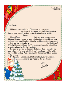 Letters from Santa