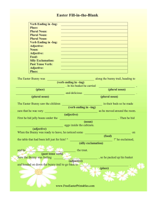 New Easter Printables