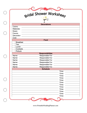 New Wedding Planner Pages