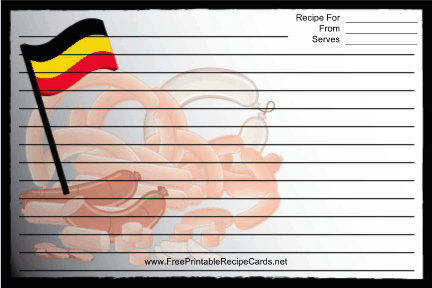 Printable Recipe Cards
