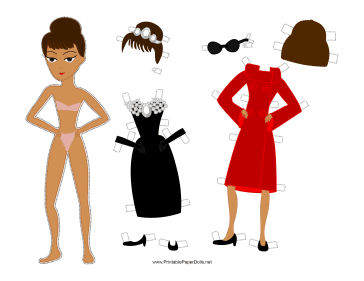 Printable Masks and Paper Dolls