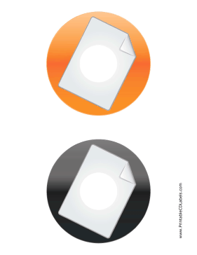 Printable CD and DVD Labels