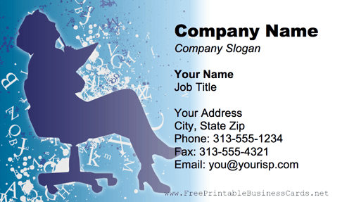 New Printable Business Cards