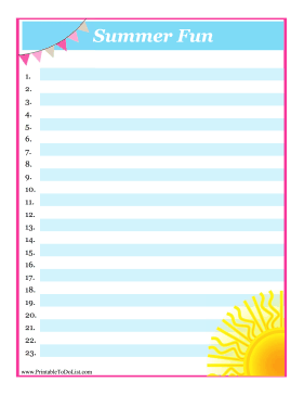 Printable To-Do Lists