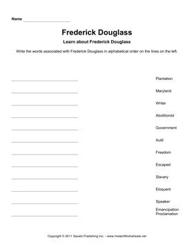 New Instant Worksheets