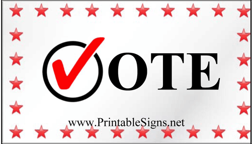 Printable Political Signs and More