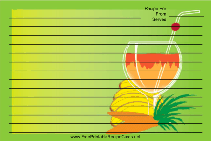 New Printable Recipe Cards