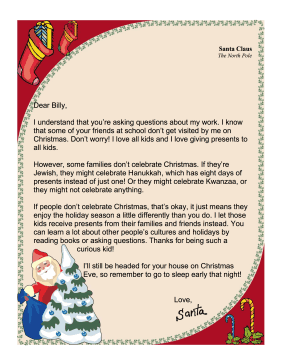 Letters from Santa and other Christmas Printables