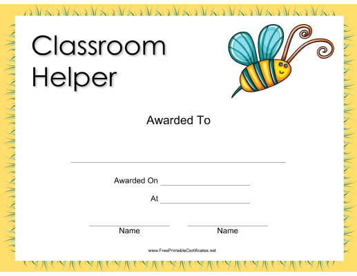 Free Printable Certificates