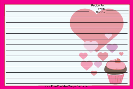 New Printable Recipe Cards