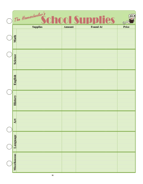 New Printable Planners