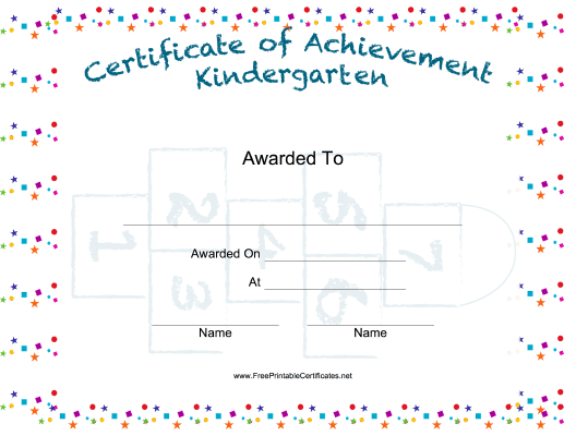 Printable Certificates