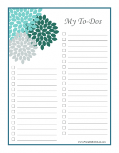 printable to do lists free printables