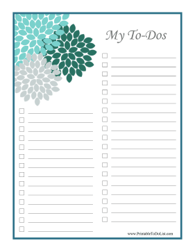 Printable To-Do Lists