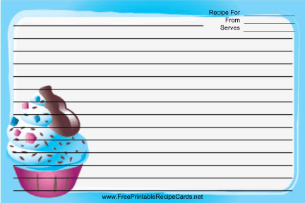 Free Recipe Cards