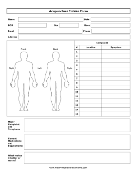 New Printable Medical Forms