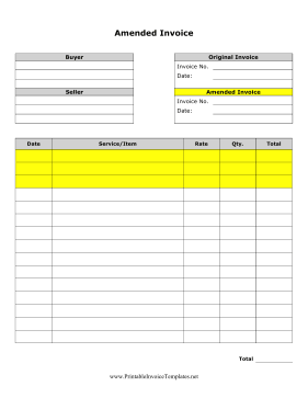 Printable invoices