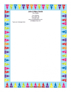 Colorful_Party_Hat_Stationery