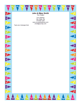 New Printable Stationery