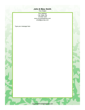 New Printable Stationery