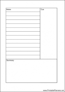 A6_Organizer_Cornell_Note_Page-Left