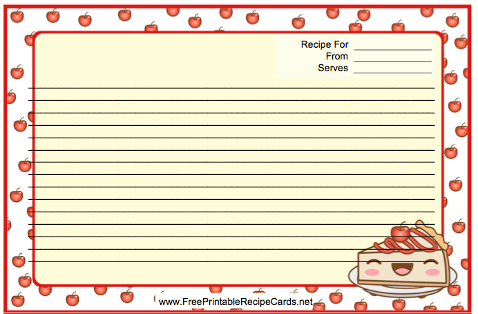 Free Printable Recipe Cards