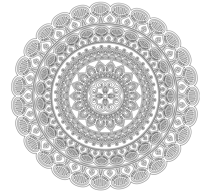 New Coloring Pages for Grownups