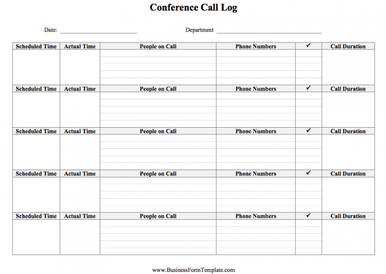 Business Forms, Charts, and Logs