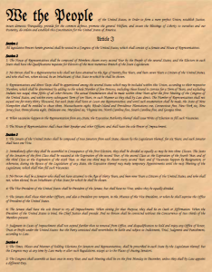 Free Printable Constitution Founding Documents   Constitution 234x300 