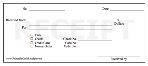 printable cash receipts free printables