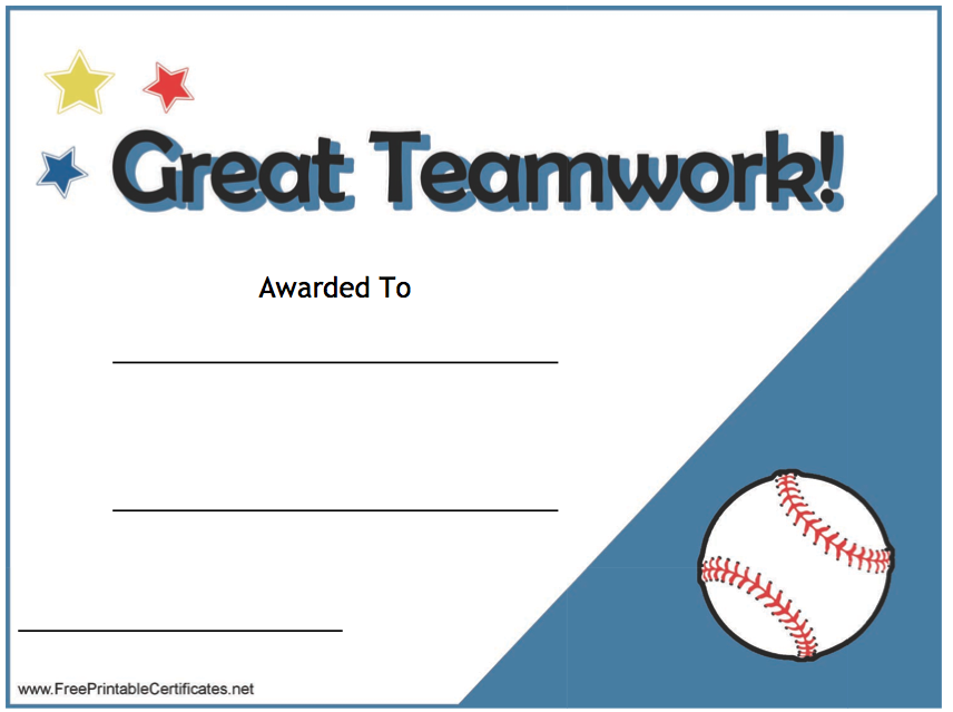 Printable Free Teamwork Certificate Templates In 2021 - vrogue.co