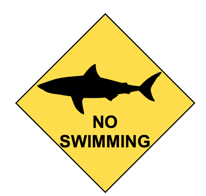 En Printable Shark Warning Signs - printablefinder.com