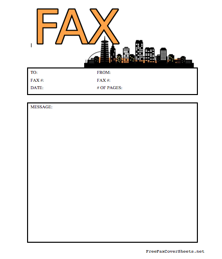 Free Fax Cover Sheets