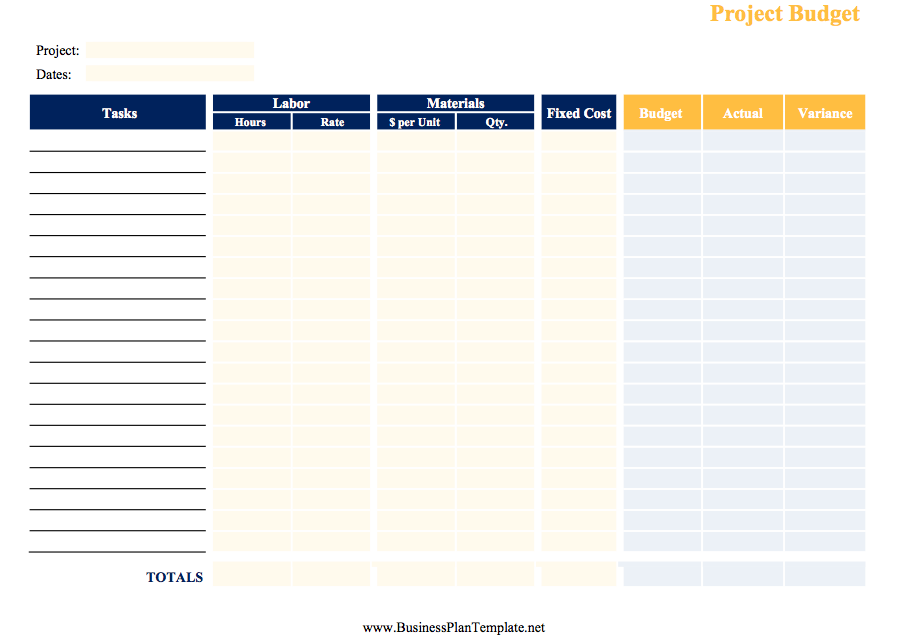 Free Business Plan Templates