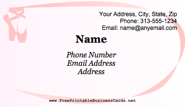 Printable Business Cards