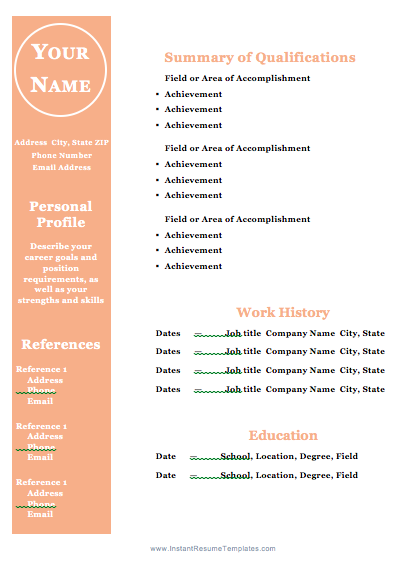 Free Resume and CVTemplates and Other Job Hunting Printables