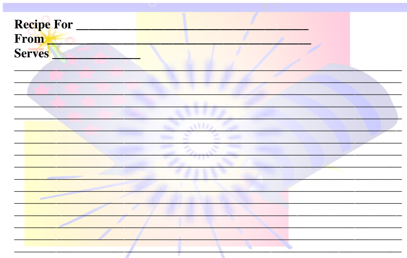Fourth of July Printables
