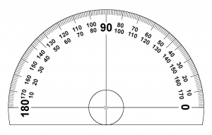 Printable Protractor Ruler - Clashing Pride