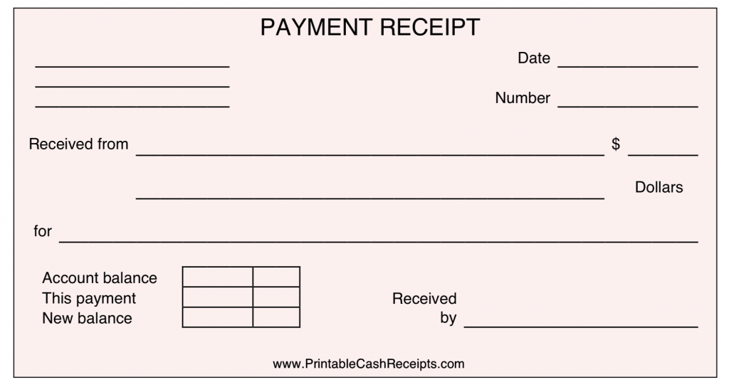 printable cash receipts