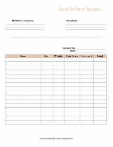 Invoice templates