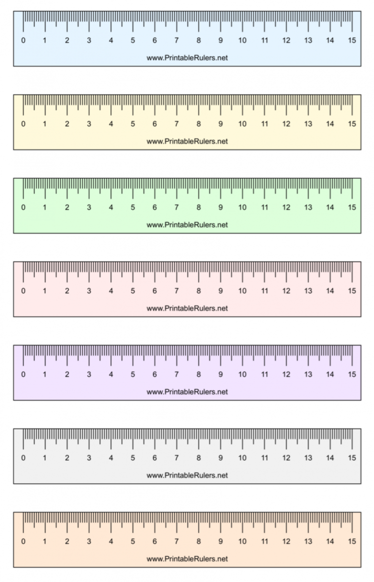 Printable Rulers that Measure Up