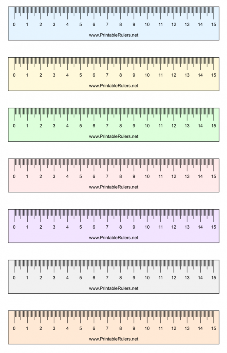 Printable Metric Ruler