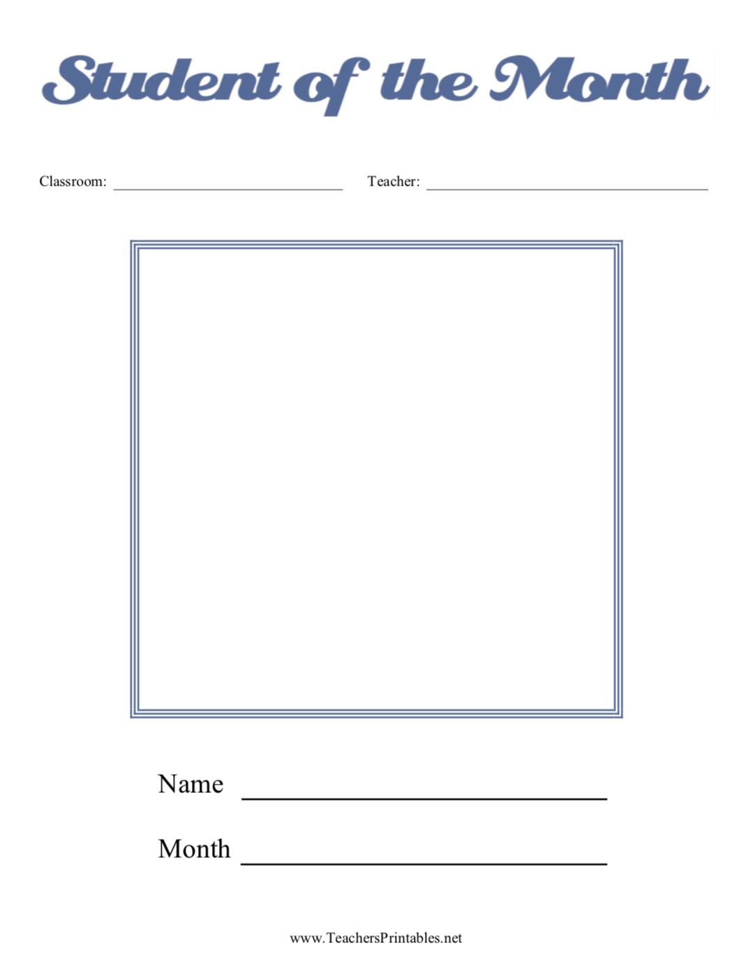 Classroom Printables