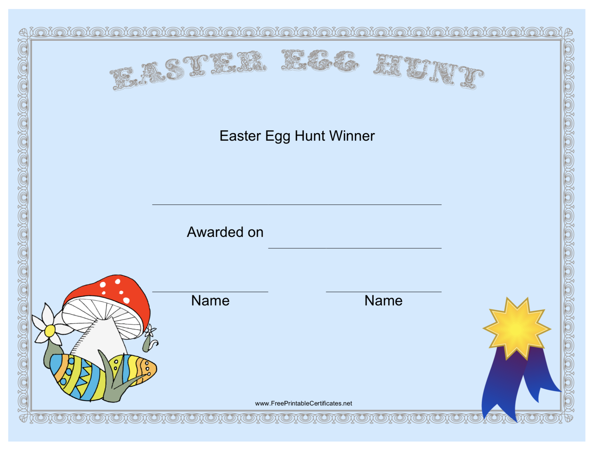 Print Easter Coloring Pages, Certificates, and More