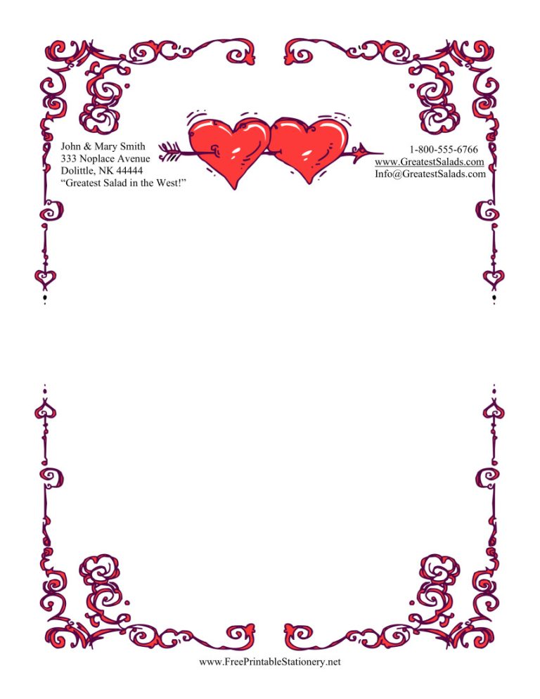Free Valentine’s Day Printables