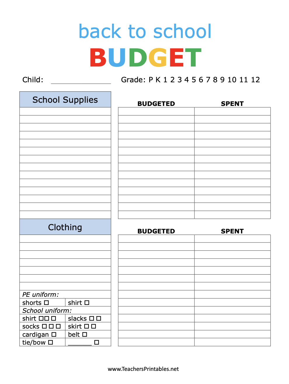 Back to School with Classroom Printables